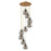 Innovations Newton-S 9Lt 8" CM Pendant, 18" Cpy, BS/SM - 119-410-1PS-BB-G410-8SM