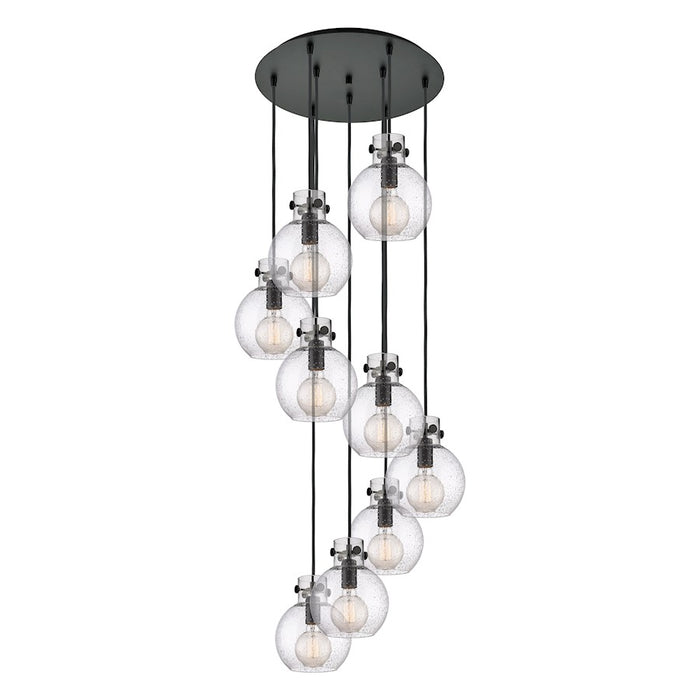 Innovations Newton-S 9Lt 8" CM Pendant, 18" Cpy, B/SD - 119-410-1PS-BK-G410-8SDY