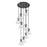 Innovations Newton-C 9Lt 8" CM Pendant, 18" Cpy, B/SD - 119-410-1PS-BK-G411-8SDY