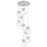 Innovations Newton-S 9Lt 8" CM Pendant, 18" Cpy, PN/CL - 119-410-1PS-PN-G410-8CL