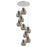 Innovations Newton-S 9Lt 8" CM Pendant, 18" Cpy, PN/SM - 119-410-1PS-PN-G410-8SM