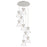 Innovations Newton-C 9Lt 8" CM Pendant, 18" Cpy, PN/CL - 119-410-1PS-PN-G411-8CL