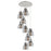 Innovations Newton-B 9Lt 8" CM Pendant, 18" Cpy, PN/SM - 119-410-1PS-PN-G412-8SM