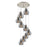Innovations Newton-S 9Lt 8" CM Pendant, 18" Cpy, SN/SM - 119-410-1PS-SN-G410-8SM