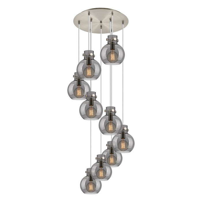 Innovations Newton-S 9Lt 8" CM Pendant, 18" Cpy, SN/SM - 119-410-1PS-SN-G410-8SM