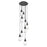Innovations Malone 9Lt 6" CM Pendant, 18" Canopy, BK/CL - 119-450-1P-BK-G450-6CL