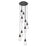 Innovations Malone 9Lt 6" CM Pendant, 18" Cpy, BK/SCL - 119-450-1P-BK-G450-6SCL