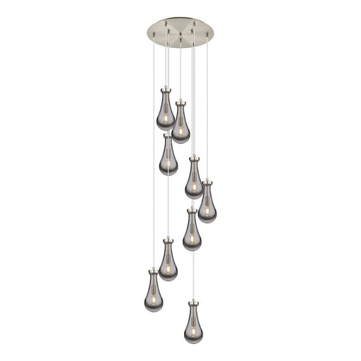 Innovations Owego 9Lt 5" CM Pendant, 18" Canopy, SN/SM - 119-451-1P-SN-G451-5SM