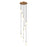 Innovations Crown Point 9Lt 19" Cord Multi Pendant, BRS/WH - 119B-9P-BB-G434-7WH