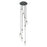 Innovations Crown Point 9Lt 19" Cord Multi Pendant, BK/DS - 119B-9P-BK-G434-7DE