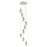 Innovations Crown Point 9Lt 19" Cord Multi Pendant, PN/SM - 119B-9P-PN-G434-7SM