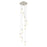 Innovations Crown Point 9Lt 19" Cord Multi Pendant, SN/WH - 119B-9P-SN-G434-7WH