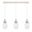 Innovations Malone 3Lt 6" Cord Linear Pendant, PN/SCL - 123-450-1P-PN-G450-6SCL