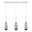Innovations Milan 3Lt 4" Cord Linear Pendant, PN/Smoke - 123-452-1P-PN-G452-4SM