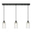Innovations Crown Point 3Lt 37" Cord Linear Pendant, BK/DS - 123B-3P-BK-G434-7DE
