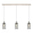 Innovations Crown Point 3Lt 37" Cord Linear Pendant, PN/SM - 123B-3P-PN-G434-7SM