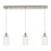 Innovations Crown Point 3Lt 37" Cord Linear Pendant, SN/CL - 123B-3P-SN-G434-7CL