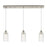 Innovations Crown Point 3Lt 37" Cord Linear Pendant, SN/DS - 123B-3P-SN-G434-7DE
