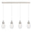 Innovations Malone 4Lt 6" Cord Linear Pendant, PN/SCL - 124-450-1P-PN-G450-6SCL