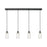 Innovations Crown Point 4Lt 49" Cord Linear Pend, BK/SD - 124B-4P-BK-G434-7SDY