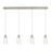 Innovations Crown Point 4Lt 49" Cord Linear Pendant, SN/CL - 124B-4P-SN-G434-7CL