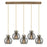 Innovations Newton Sphere 5Lt 8" CL Pendant, BS/SM - 125-410-1PS-BB-G410-8SM