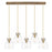 Innovations Newton Bell 5Lt 8" CL Pendant, BS/CL - 125-410-1PS-BB-G412-8CL