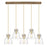 Innovations Newton Bell 5Lt 8" CL Pendant, BS/SD - 125-410-1PS-BB-G412-8SDY