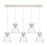 Innovations Newton Cone 5Lt 8" CL Pendant, PN/CL - 125-410-1PS-PN-G411-8CL