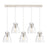Innovations Newton Bell 5Lt 8" CL Pendant, PN/CL - 125-410-1PS-PN-G412-8CL