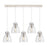 Innovations Newton Bell 5Lt 8" CL Pendant, PN/SD - 125-410-1PS-PN-G412-8SDY