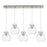 Innovations Newton Sphere 5Lt 8" CL Pendant, SN/CL - 125-410-1PS-SN-G410-8CL