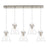 Innovations Newton Cone 5Lt 8" CL Pendant, SN/CL - 125-410-1PS-SN-G411-8CL