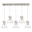 Innovations Newton Cone 5Lt 8" CL Pendant, SN/SD - 125-410-1PS-SN-G411-8SDY