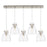 Innovations Newton Bell 5Lt 8" CL Pendant, SN/CL - 125-410-1PS-SN-G412-8CL