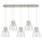 Innovations Newton Bell 5Lt 8" CL Pendant, SN/SD - 125-410-1PS-SN-G412-8SDY