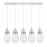 Innovations Malone 5Lt 6" Cord Linear Pendant, PN/SCL - 125-450-1P-PN-G450-6SCL
