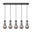 Innovations Owego 5Lt 5" Cord Linear Pendant, BK/SM - 125-451-1P-BK-G451-5SM