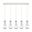 Innovations Owego 5Lt 5" Cord Linear Pendant, PN/Clear - 125-451-1P-PN-G451-5CL