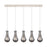Innovations Owego 5Lt 5" Cord Linear Pendant, PN/Smoke - 125-451-1P-PN-G451-5SM