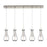 Innovations Owego 5Lt 5" Cord Linear Pendant, SN/Clear - 125-451-1P-SN-G451-5CL