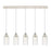 Innovations Crown Point 5Lt 37" Cord Linear Pendant, PN/DS - 125B-5P-PN-G434-7DE