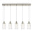 Innovations Crown Point 5Lt 37" Cord Linear Pendant, SN/CL - 125B-5P-SN-G434-7CL