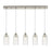 Innovations Crown Point 5Lt 37" Cord Linear Pendant, SN/DS - 125B-5P-SN-G434-7DE