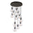 Innovations Newton-S 12Lt 8" CM Pend, 24" Cpy, B/SD - 126-410-1PS-BK-G410-8SDY