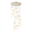 Innovations Newton-S 12Lt 8" CM Pendant, 24" Cpy, PN/W - 126-410-1PS-PN-G410-8WH