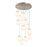Innovations Newton-S 12Lt 8" CM Pendant, 24" Cpy, SN/W - 126-410-1PS-SN-G410-8WH