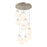Innovations Newton-B 12Lt 8" CM Pendant, 24" Cpy, SN/W - 126-410-1PS-SN-G412-8WH