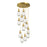 Innovations Malone 12Lt 6" CM Pendant, 24" Cpy, BS/CL - 126-450-1P-BB-G450-6CL