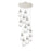 Innovations Malone 12Lt 6" CM Pendant, 24" Cpy, PN/CL - 126-450-1P-PN-G450-6CL